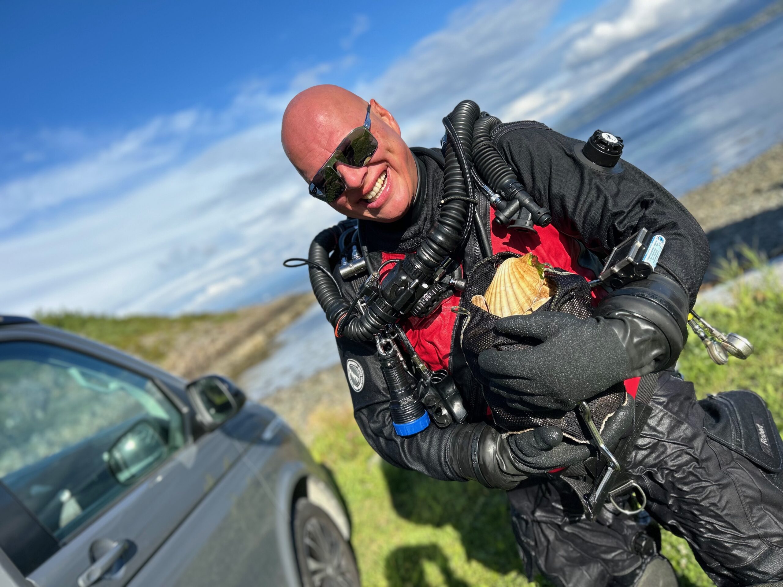 Robert Barten am 20. Juli 2023 am Trondheimfjord